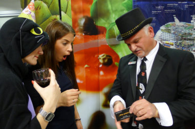 Professional Magician at corporate event